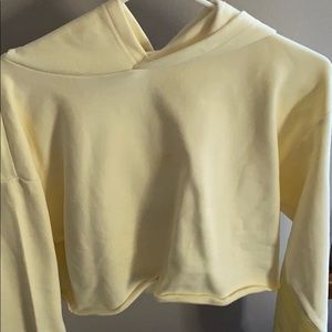 crop sweat shirt